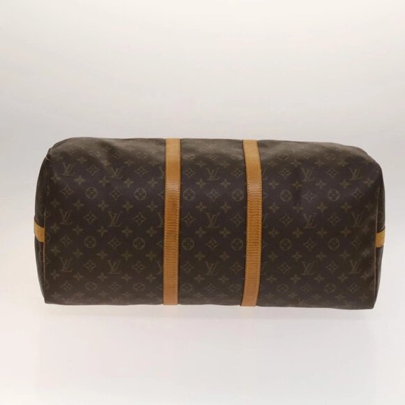 LOUIS VUITTON Monogram Keepall Bandouliere 55 Boston Bag M41414 LV Auth 137835 - Picture 7 of 16